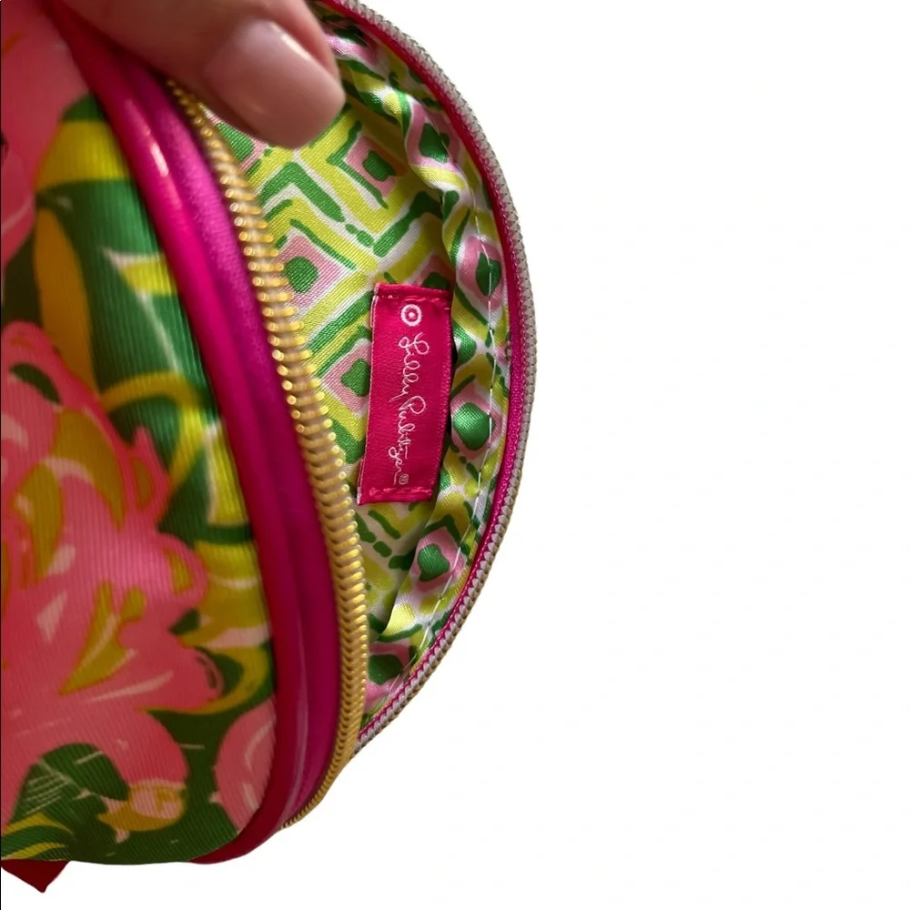 Lilly Pulitzer for Target Pink Green Floral Cosmetic Pouch